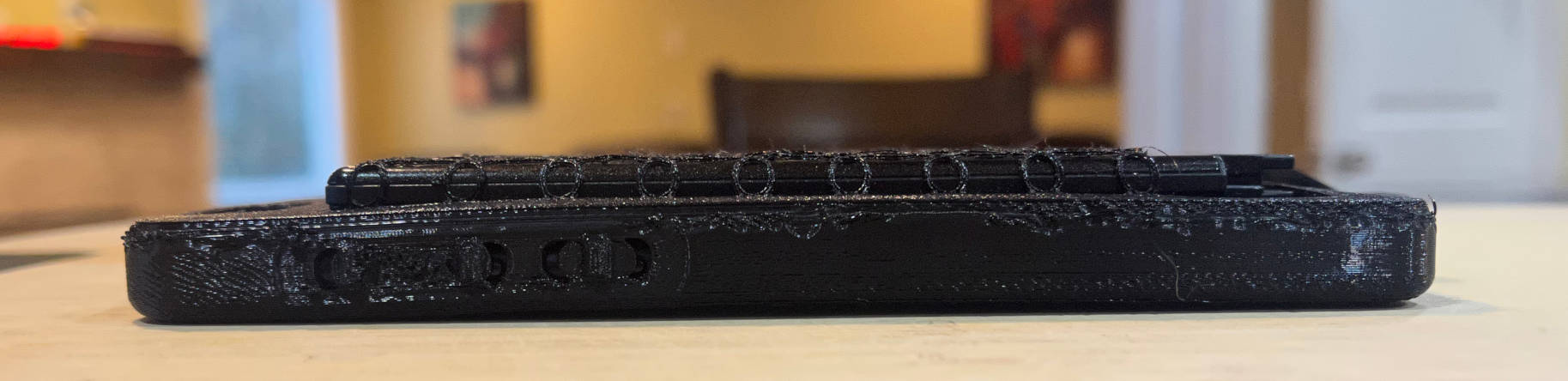 side view with battery